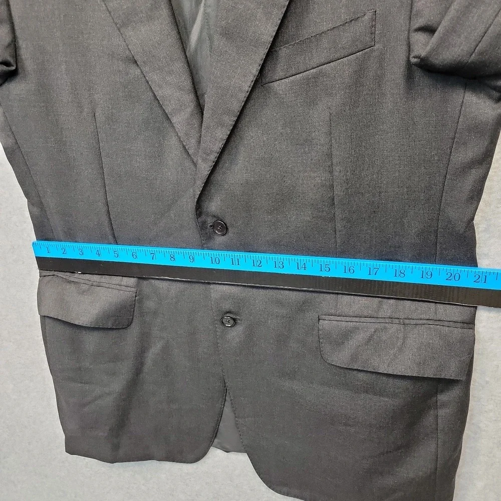 CANALI Italy Wool Dk Gray 2-Button Blazer Jacket AL 13220/32 Mens 41R (US)